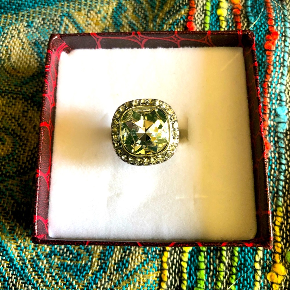 Silver statement ring - Size 5